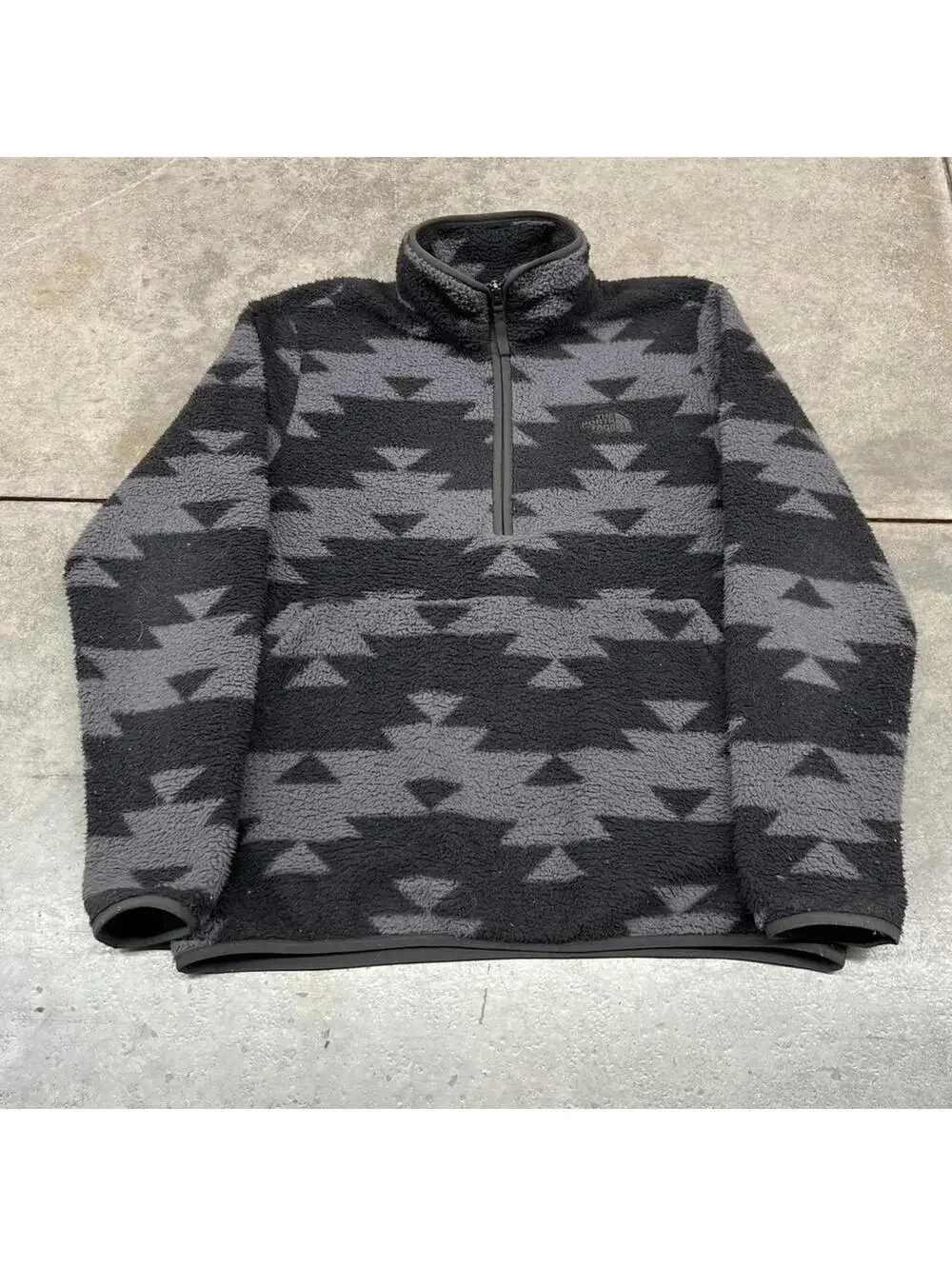 vintage the north face campshire half zip fleece jacket size large